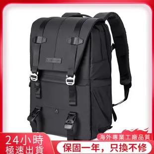 K&F CONCEPT 單眼相機包 攝影後背包 容量20L 可放15.6寸手提電腦 黑色KF13.087AV6