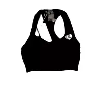 Best Move Sports Bra Black XS Padded Back Out Seamless Running Beach Workout NWT