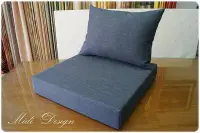 在飛比找Yahoo!奇摩拍賣優惠-高密度泡綿 椅坐墊 訂做 亞麻布 窗台墊 矮櫃椅 沙發布 L