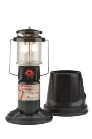9" Propane Powered Push Button Ignition Camp Lantern w/ Case Outdoor Light