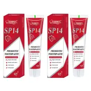 Sp-14 Probiotics Toothpaste Whitening Removing Bad Odor Toothpaste for Teeth Care 2pcs