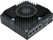 HUNSN Micro Firewall Appliance, Mini PC, OPNsense, VPN, Router PC, I7 10810U, RX19, 9-36V Wide Voltage, 4 x Gigabit LAN, HDMI, Vesa Mount, 32G RAM, 512G SSD