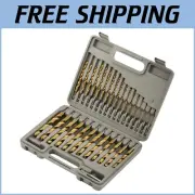 HSS Titanium Drill Bit Set - 30 Pcs with Quick Change for Metal/Plastic/Wood