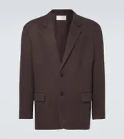 [The Row] The Row Eligio linen and wool blazer AU 99 brown