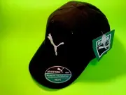 PUMA Youth Adjustable Snapback hat OSFA ONE SIZE Black w/White 100% Cotton