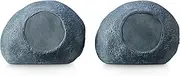 ERS-2000 Mini Pebbles Bluetooth Waterproof Rock Speakers with Built-in Rechargeable Batteries and Dual Pairing – Perfect for Outdoor Music, Garden, Patio, and Poolside Use