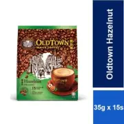 Oldtown White Coffee Hazelnut - 3 in 1 Instant 1pack (15 Sticks)