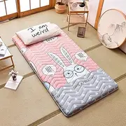Japanese Futon Mattress Topper, Tatami Folding Floor Pad for Living Room Dormitory Kids Play Mat/Floor Pillow Bed Queen 160X190cm Thick 5cm