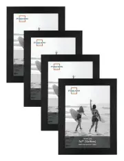 [Studio Nova] Premium Picture Photo Frame 5x7in Set of 4 in Black