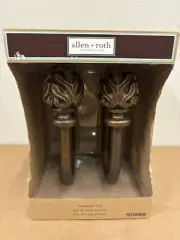 Allen + Roth Holdback Pair Dark Cider Finish 26553HB