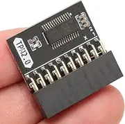 TPM 2.0 Encryption Security Module, Standalone Crypto Processor 20-1 Pin Replacement, for Motherboards