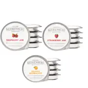 BULK LOT 60 x Beerenberg Mixed Jams Raspberry, Strawberry, Marmalade 14G | Bnb S