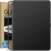 Mothca 2 Pack Matte Glass Screen Protector for iPad Air 13-inch M2 2024 (5th Generation) with Easy Installation Frame, Anti-Glare & Anti-Fingerprint Tempered Glass Film, Smooth as Silk, Case Friendly