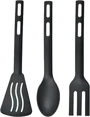 Kitchen Cooking Utensils - High Temperature Resistant Nylon Kitchen Utensils Set | Comfortable Hold Non Stick Spatulas, Comfortable Handle, Cookware Accessories for Camping Hiking Outdoor