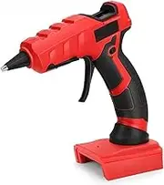 50W 7mm Cordless Hot Melt Glue Gun for 18V 20V Lithium Battery for Crafts Repair Tools(D)