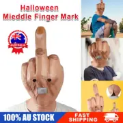 Halloween Despise Middle Finger Mask Full Head Latex Mask Party Cosplay CostuBC