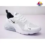 NIKE AIR MAX 270系列後跟半掌氣墊慢跑鞋 “白黑冰藍” AH8050-100尺碼: 39-45 休閒鞋