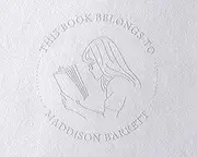 Personalised Book Embosser | Ex Libris Stamp | Custom Library Stamp | for Bookish Friends