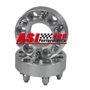 2PC Aluminum 6Lugs 38mm Wheel Spacers 12X1.25 6x114.3 For Nissan Navara D40 MS05