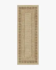 75' x 215' | Machine Washable Runner Rug | Kid & Pet Friendly | Indoor Rug | Beatrice Tan Rug | Ruggable