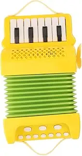 Totority Musical Accordion Battery Operated Instrument for Modes Button Control Encourages Fine Motor Skills and Parent Interaction for Early Learning and Fun Activities