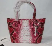 BRAHMIN Medium Asher Tote Crown of Hearts Leather Shoulder Bag Purse Handbag