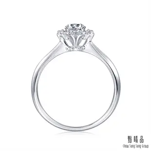 點睛品 Infini Love Diamond IGI 36分 光環 鉑金鑽石戒指