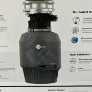 InSinkErator Garbage Disposals Cover Control 3/4 HP Advanced Series EZ Connect