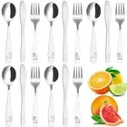 3pcs/Set Fork Spoon Table Knife Kids Flatware Set Children Tableware Children