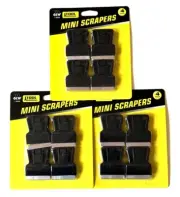 12 POCKET RAZOR BLADE SCRAPERS WITH BLADES KNIFE INSPECTION STICKER DECAL GASKET