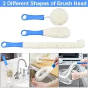 Foam Wine Bottle Brush Decanter Stemware Glasses Dust Cleaning Brush Flexible