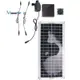 50w 太陽能水泵 800L/H DC12V 低噪音太陽能噴泉泵,適用於家庭花園噴泉灌溉泵