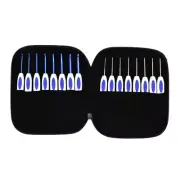 16 Pieces Crochet Hooks Set, Aluminum Crochet Hooks for Beginner Ergonomic Grip