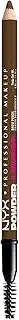 Nyx Professional Makeup powder louder brow pencil- Brunette