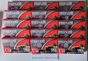 NEW Maxell UR90 Audio Cassette Normal Bias 90 Minutes 15 Pack ALL SEALED