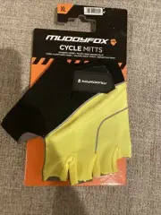 Muddyfox Bike Mitts Fingerless Padded Cycle Riding XL