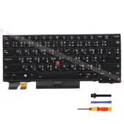 Thai Backlit Keyboard for Thinkpad X13 Type 20T2 20T3 20UF 20UG 5N20V43066