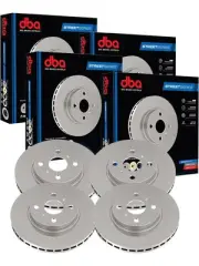 DBA Front & Rear Disc Brake Rotors fits Porsche Cayenne 3.6 9PA (for: Porsche)