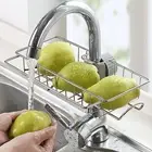 Kitchen Storage Rack Solution Adjustable Faucet Sponge Holder for Sink