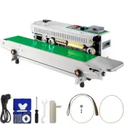 VEVOR Continuous Sealing Machine FR-900 Auto Sealing Sealer Machine Horizonta...