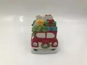 Ceramic 6in Red Truck with Presents Napkin Holder CC01B24035