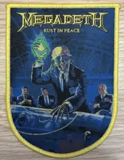 Megadeth RUST IN PEACE Licensed Woven Patch Sew On Thrash Metal SOLD OUT
