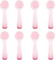 DECORNIJIA 8pcs Facial Exfoliator Cleaner Deep Clean Face Brush Nail Brush for Cleansing Exfoliating Massaging Portable Design for Home Travel Use Random Colors