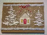 4 Stampin Up! The Greatest Gift Is U Home Ginger Bread Card Kit Peppermint Candy