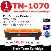1x Non-OEM Toner TN1070 TN 1070 for Brother HL1110 MFC1810 HL1210W DCP1510 MFC