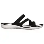 Crocs Women's Swiftwater Sandals Black & White
