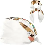[YTYVAGT] Scrub Caps Women,Scrub Hats Suitable for Women,Ethnic Style Cartoon Deer