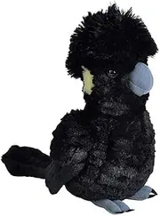 Wild Republic Yellow Tailed Black Cockatoo, Stuffed Animal, Plush Toy, Gifts for Kids, Cuddlekins 12 Inches