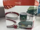Sakura Winter Journey 16 PC Dinnerware Set Holiday Collection by Oneida NEW
