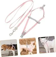 VILLFUL 1 Set Dog Harness Small for Vest Dog Harnesses Small Tags Puppy and Leash Name for Puppies Leash Kit Vest Halter Large Polyester